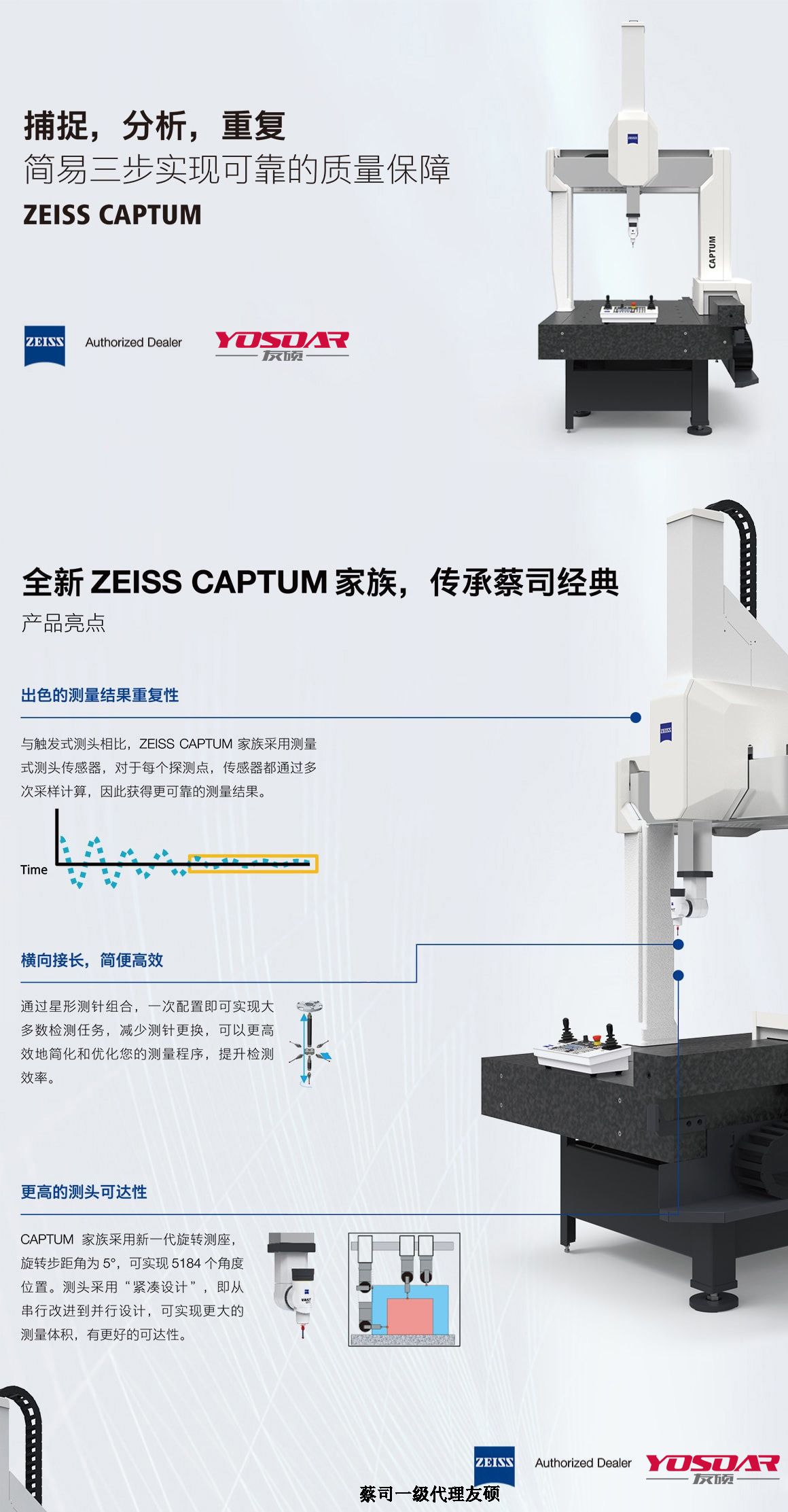 沙坪坝蔡司三坐标CAPTUM